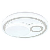 Globo Okrugla stropna LED svjetiljka Ruiz  (24 W, Ø x V: 380 x 75 mm, Bijela, Topla bijela) | BAUHAUS