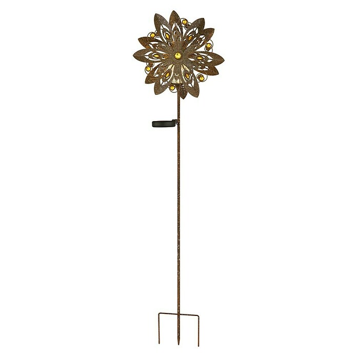 Globo Dekorativna solarna svjetiljka  (0,02 W, D x Š x V: 320 x 175 x 1.240 mm, Roza, IP44) | BAUHAUS