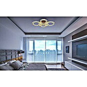 Globo LED stropna svjetiljka Kora  (60 W, D x Š x V: 780 x 560 x 120 mm, Crna, Topla bijela) | BAUHAUS