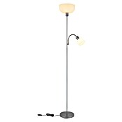 Globo Stehleuchte Hinton (60 W, Höhe: 178 cm, Silber, E27) | BAUHAUS