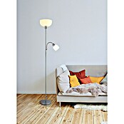 Globo Stehleuchte Hinton (60 W, Höhe: 178 cm, Silber, E27) | BAUHAUS