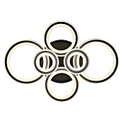 Globo LED stropna svjetiljka Kora  (60 W, D x Š x V: 780 x 560 x 120 mm, Crna, Topla bijela) | BAUHAUS