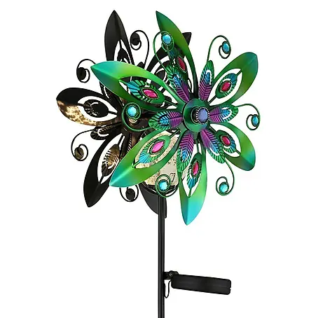 Globo  Solar-Dekoleuchte Windrad