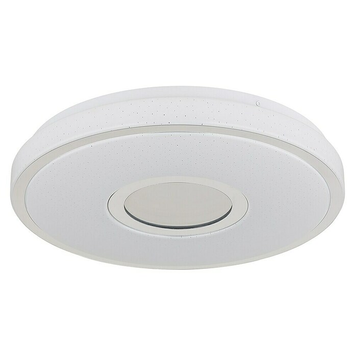 Globo Okrugla stropna LED svjetiljka Astania  (Boja kućišta: Bijela, Ø x V: 38 x 6,5 cm, Topla bijela) | BAUHAUS