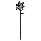 Globo Dekorativna solarna svjetiljka  (0,02 W, D x Š x V: 320 x 175 x 1.240 mm, Srebrna, IP44) | BAUHAUS