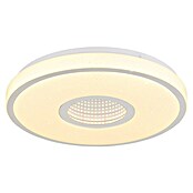 Globo LED-Deckenleuchte rund Astania (Farbe Gehäuse: Weiß, Ø x H: 38 x 6,5 cm, Tunneleffekt mittig, Warmweiß) | BAUHAUS