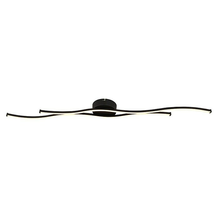 Globo LED stropna svjetiljka Boyd  (30 W, D x Š x V: 1.104 x 130 x 56 mm, Crna, Topla bijela) | BAUHAUS