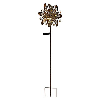Globo Dekorativna solarna svjetiljka (0,02 W, D x Š x V: 320 x 175 x 1.240 mm, Roza, IP44)