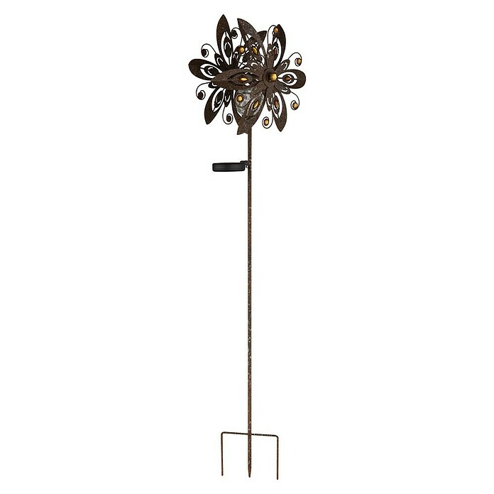 Globo Dekorativna solarna svjetiljka  (0,02 W, D x Š x V: 320 x 175 x 1.240 mm, Roza, IP44) | BAUHAUS