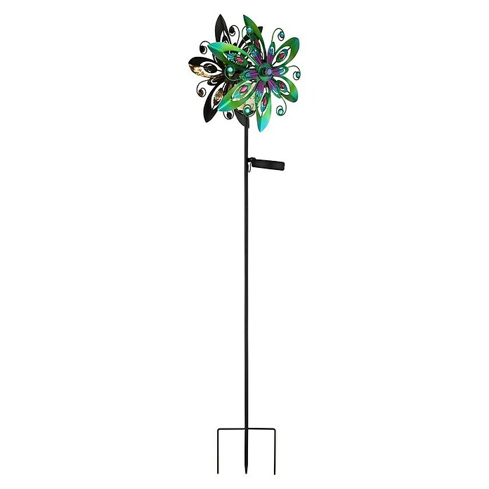 Globo Dekorativna solarna svjetiljka  (0,02 W, D x Š x V: 320 x 175 x 1.240 mm, Zelena, IP44) | BAUHAUS