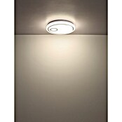 Globo Okrugla stropna LED svjetiljka Ruiz  (24 W, Ø x V: 380 x 75 mm, Bijela, Topla bijela) | BAUHAUS