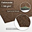 Rasenteppich Farbwunder (1 100 x 200 cm, Braun, Mit Drainagenoppen) | BAUHAUS