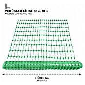 Floordirekt Absperrgitter Chester (5 000 x 100 cm, Kunststoff, Grün) | BAUHAUS