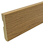 Rufete Zócalo de PVC (2,4 m x 80 mm x 14 mm, Roble medio) | BAUHAUS