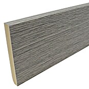 Rufete Zócalo de PVC (2,4 m x 90 mm x 12 mm, Roble gris oscuro) | BAUHAUS