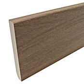 Rufete Zócalo de PVC (2,4 m x 90 mm x 12 mm, Nogal) | BAUHAUS