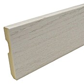 Rufete Zócalo de PVC (2,4 m x 80 mm x 14 mm, Roble gris claro) | BAUHAUS