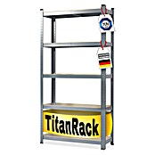 Floordirekt Schwerlastregal Titanrack (H x B x T: 220 x 120 x 60 cm, Traglast pro Boden: 250 kg, Anzahl Böden: 5 Stk., Stecken, Anthrazit) | BAUHAUS