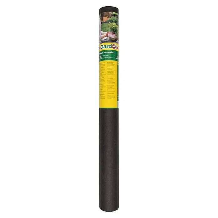 Gardol Premium Unkrautvlies - Polypropylen, 25 x 1 m - Eine Rolle Gardol Premium-Unkrautvlies, ideal zum Schutz vor Unkraut im Garten und zur Beetgestaltung. Das Vlies ist UV-stabilisiert.