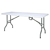 Floordirekt Klapptisch Akita (L x B x H: 183 x 76 x 74 cm, Kunststoff, Rechteckig, Weiß) | BAUHAUS