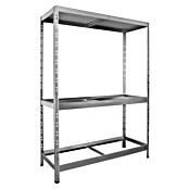 Floordirekt Reifenregal (H x B x T: 180 x 130 x 50 cm, Anzahl Träger: 2 Stk., Stecken, Silber) | BAUHAUS