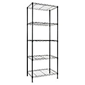 Floordirekt Gitterregal Rocky (H x B x T: 200 x 45 x 90 cm, Traglast pro Boden: 50 kg, Anzahl Böden: 5 Stk., Stecken, Weiß) | BAUHAUS