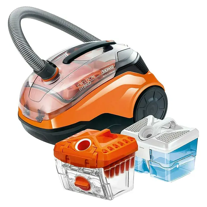 Thomas Staubsauger Cycloon Hybrid Family & Pets - 1.400 W, Behältervolumen: 2,1 l, Beutellos - Der THOMAS CYCLOON HYBRID Staubsauger mit Zubehör für eine effiziente Reinigung, hergestellt in Deutschland.