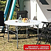 Floordirekt Klapptisch Shiga (Ø x H: 120 x 74 cm, Kunststoff, Rund, Weiß) | BAUHAUS