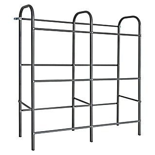 Floordirekt Getränkekistenregal Rocket (H x B x T: 115,5 x 96 x 32,5 cm, Traglast pro Boden: 17 kg, Anzahl Böden: 3 Stk., Stecken, Schwarz)