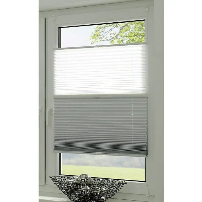 Gardinia Tenda Plissettata Bianca 70x130 Cm - Montaggio Senza Fori Per Finestre, Poliestere Traslucido - Foto 10