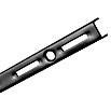 Element System Wandschiene EL 50 (Länge: 100 cm, Schwarz, Passend für: Träger mit Raster 50 mm, Einlochsystem) | BAUHAUS