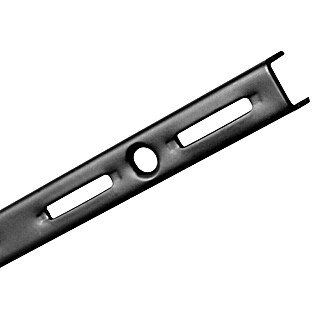 Element System Wandschiene EL 50 (Länge: 150 cm, Schwarz, Passend für: Träger mit Raster 50 mm, Einlochsystem)