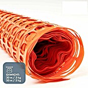 Floordirekt Absperrgitter Chester (5 000 x 100 cm, Kunststoff, Orange) | BAUHAUS