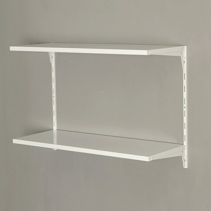 Element System Classic Regal-Set Office 2 RS50 (L x B x H: 33,2 x 82,8 x 49,6 cm, Traglast: 30 kg/Boden, Weiß)