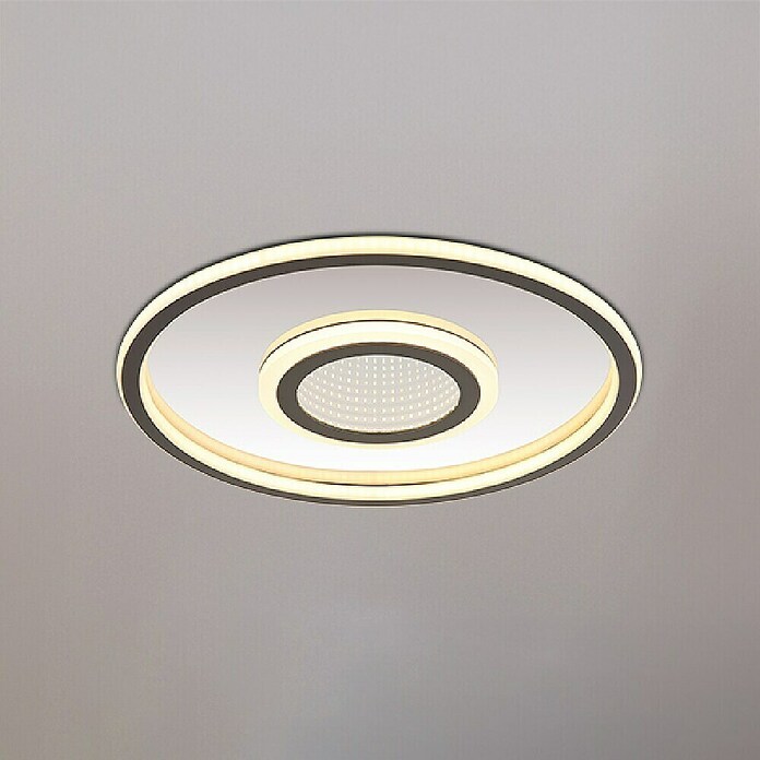 Globo LED okrogla stropna svetilka Cara  (40 W, Ø x V: 43,2 x 5 cm, Toplo bela) | 3016 - Deckenleuchte | CACB - Deckenleuchten | CAC - Indoorleuchten | CA - Beleuchtung | C - Elektro | BAUHAUS