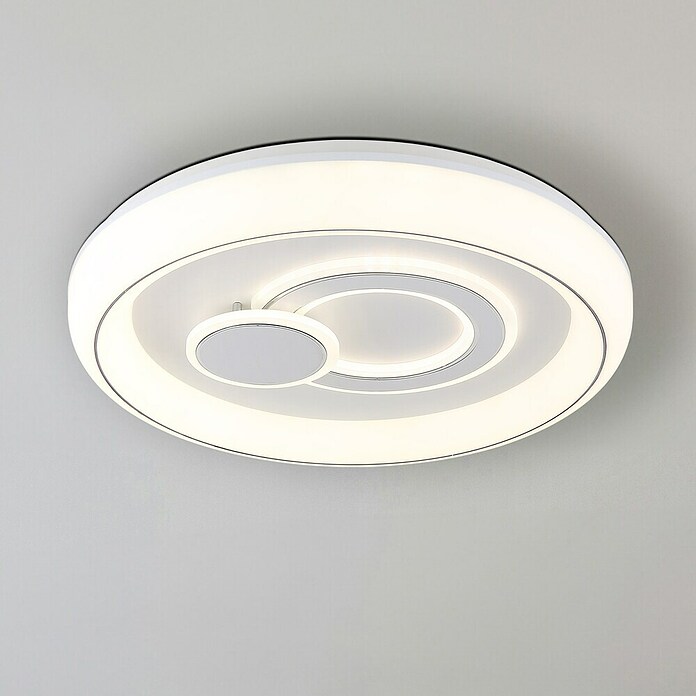 Globo Okrugla stropna LED svjetiljka Ruiz  (48 W, Ø x V: 48 x 7,5 cm) | BAUHAUS