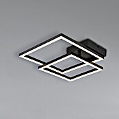 Globo LED stropna svjetiljka Tyler  (20 W, D x Š x V: 48,8 x 35,3 x 6,4 cm, Crna, Topla bijela) | BAUHAUS