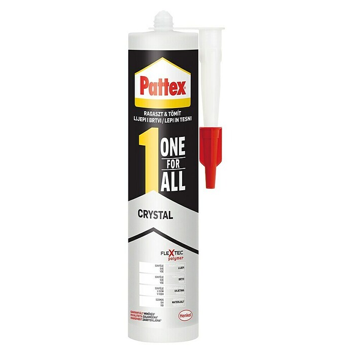 Pattex Montažno ljepilo One For All Crystal  (290 g) | BAUHAUS