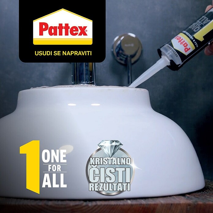 Pattex Montažno ljepilo One For All Crystal  (290 g) | BAUHAUS