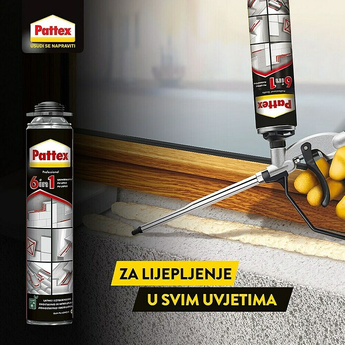 Pattex Pjena za pištolj 6u1  (750 ml) | BAUHAUS