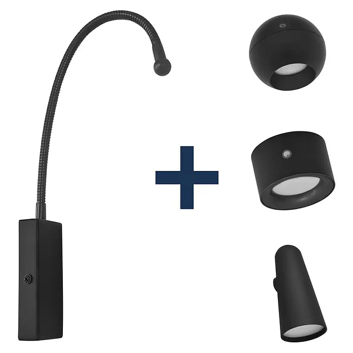 REV Außenstehleuchte Kegel - 56 x 56 x 120 mm - Schwarze Leuchtenkollektion, bestehend aus einer Schwanenhalsleuchte, einer Kugel-, einer Zylinder- und einer Kegelleuchte für vielseitige Beleuchtung.