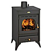 Prity Kamin na drva K1R  (9 kW, Kapacitet grijanja prostorije: 139 m³, Crna) | BAUHAUS