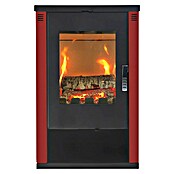 Prity Kamin na drva Verso Lheia  (7,5 kW, Kapacitet grijanja prostorije: 120 m³, Crvena) | BAUHAUS