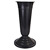 Nadgrobna vaza  (D x Š x V: 15 x 15 x 32 mm, Plastika, Bijela, crna) | BAUHAUS