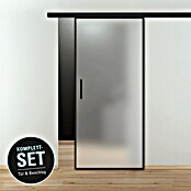 Diamond Doors Black Edition Schiebetür-Komplettset Jubidoor Loftline Black (935 x 2 058 mm, Einscheibensicherheitsglas (ESG)) | BAUHAUS
