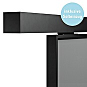 Diamond Doors Black Edition Schiebetür-Komplettset Jubidoor Loftline Black (935 x 2 058 mm, Einscheibensicherheitsglas (ESG)) | BAUHAUS