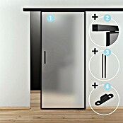 Diamond Doors Black Edition Schiebetür-Komplettset Jubidoor Loftline Black (935 x 2 058 mm, Einscheibensicherheitsglas (ESG)) | BAUHAUS