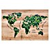 Póster enmarcada World map forest 