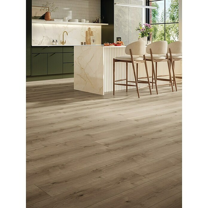 Parador Designboden Modular One (Eiche Pure perlgrau, Schlossdiele, 2 200 x 235 x 8 mm) | BAUHAUS