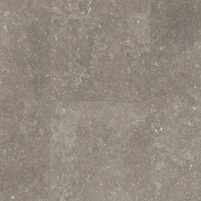 Parador Designboden Modular One - Granit grau, Landhausdiele, 853 x 400 x 8 mm - Nahaufnahme von grauen Steinzeugfliesen mit subtilen Mustern und Texturen, ideal für moderne Boden- oder Wandgestaltung.